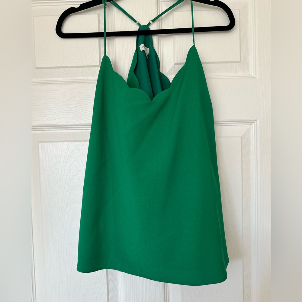 J. Crew Vibrant Green Camisole Top